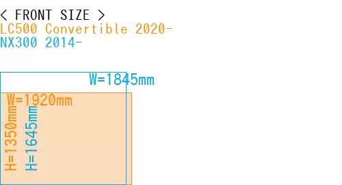 #LC500 Convertible 2020- + NX300 2014-